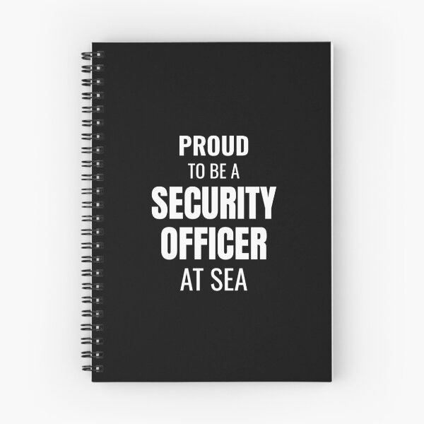Item preview, Proud to be a Security Officer at Sea (White) designed and sold by ShipCrewNation.