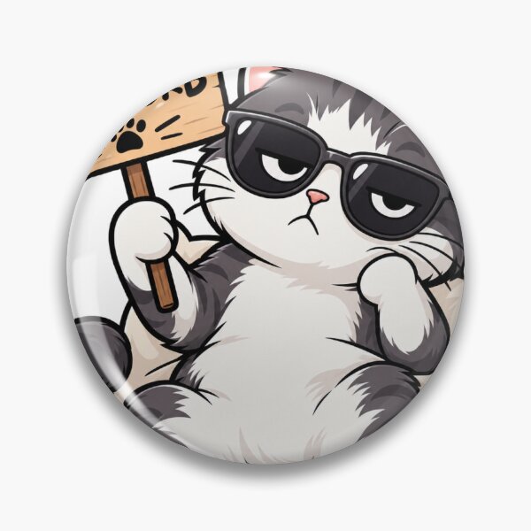 Item preview, Funny Cat Wearing Sunglasses – Do Not Disturb Cat Lover Design designed and sold by Pikasso 1.