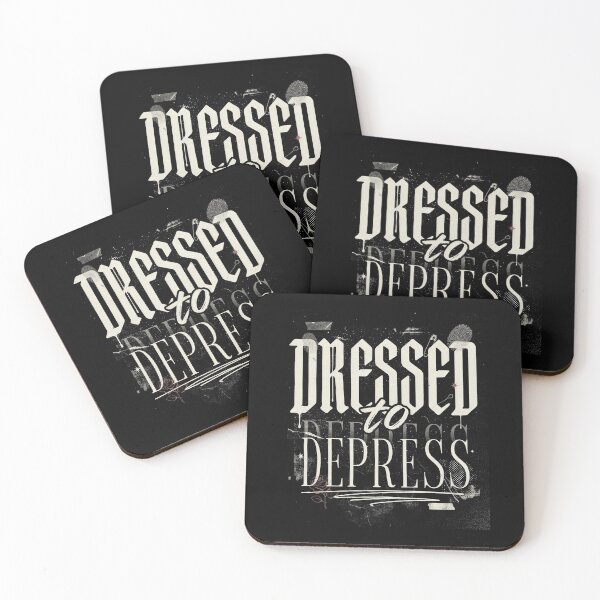 Item preview, Dressed to Depress Emo Gift for Goth Fashion Lovers designed and sold by Say It With Ink.