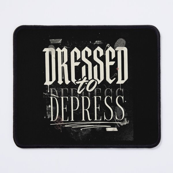 Item preview, Dressed to Depress Emo Gift for Goth Fashion Lovers designed and sold by Say It With Ink.
