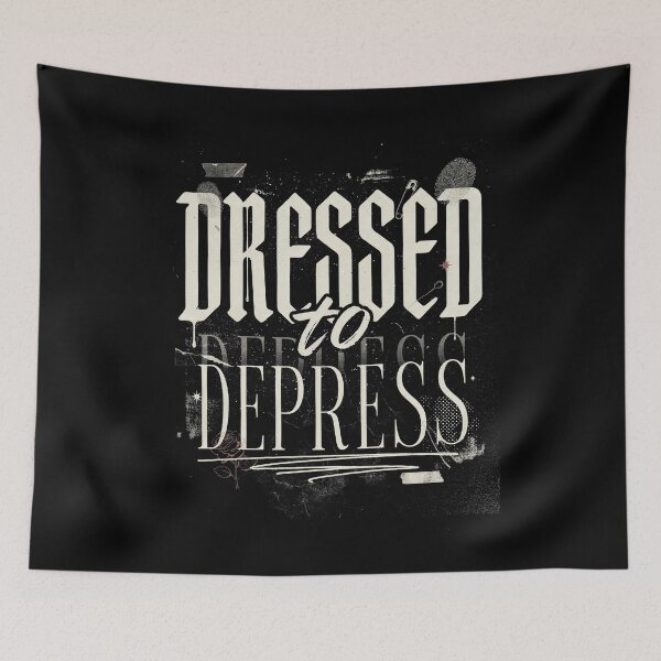 Item preview, Dressed to Depress Emo Gift for Goth Fashion Lovers designed and sold by Say It With Ink.