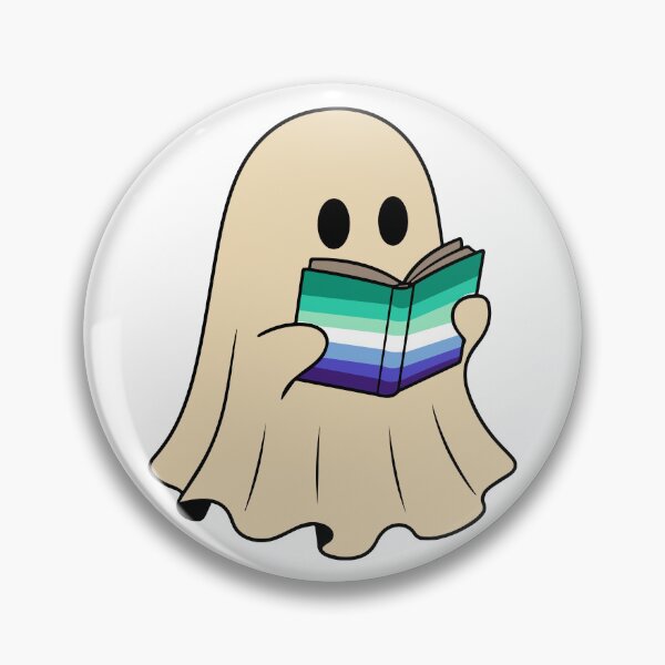 Item preview, Gay Man Halloween Ghost Reading Book designed and sold by Cannaxes Studio.