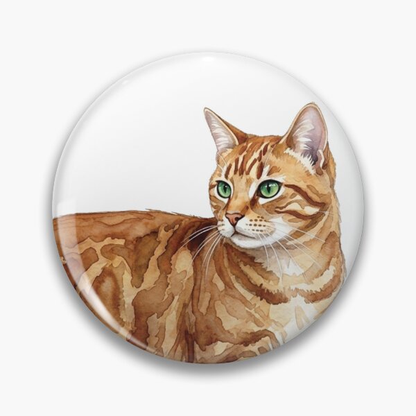 Item preview, water color orange cat sticker designed and sold by Stickers void.
