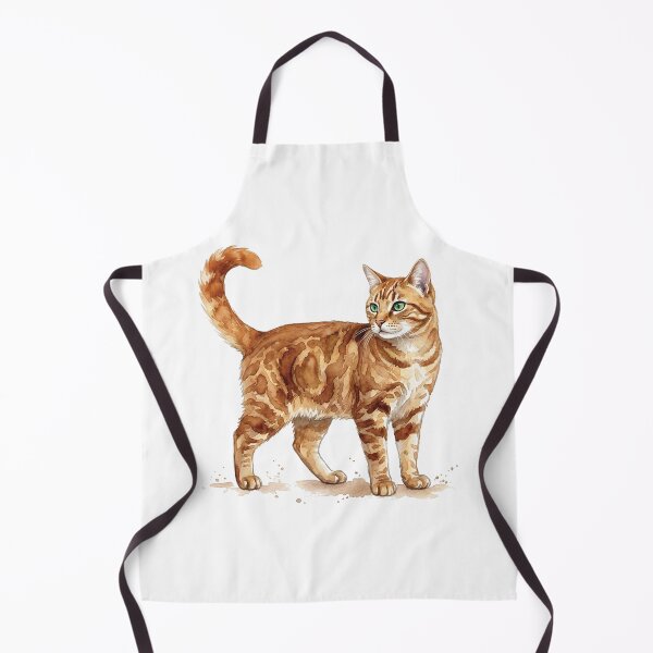 Item preview, water color orange cat sticker designed and sold by Stickers void.