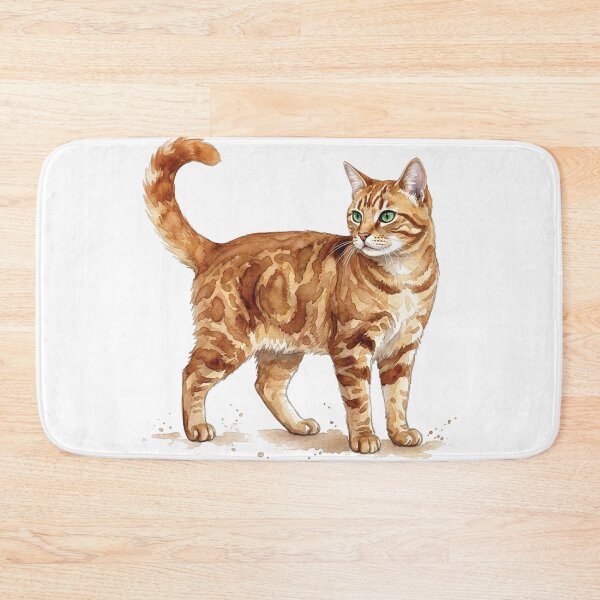 Item preview, water color orange cat sticker designed and sold by Stickers void.