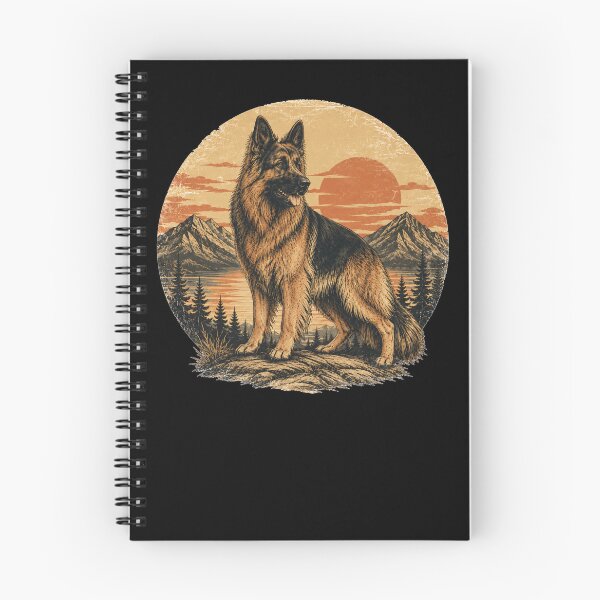 Item preview, Vintage German Shepherd Sunset designed and sold by Bartas2026.