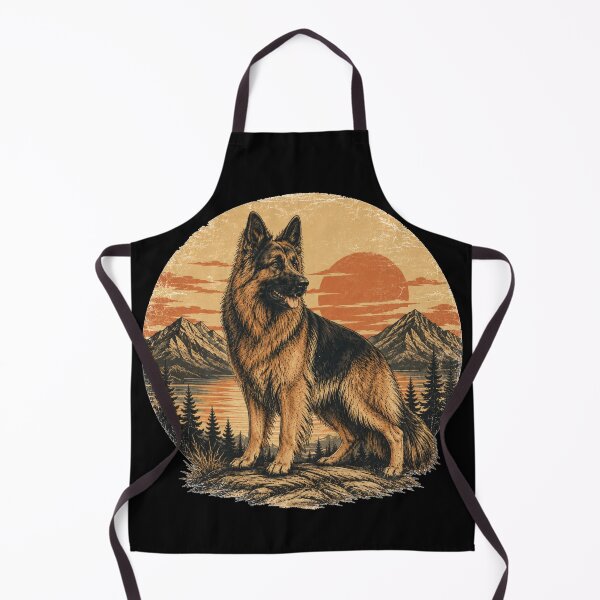 Item preview, Vintage German Shepherd Sunset designed and sold by Bartas2026.