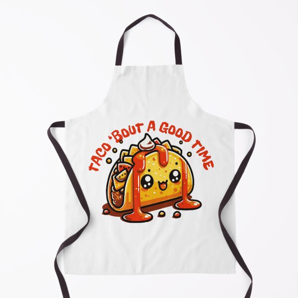 Item preview, Kawaii Taco Bout A Good Time Food Pun designed and sold by drchzak.