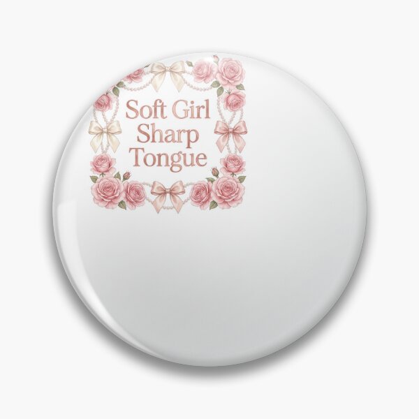 Item preview, Soft Girl Sharp Tongue - Coquette Aesthetic designed and sold by BinAlgoPix.