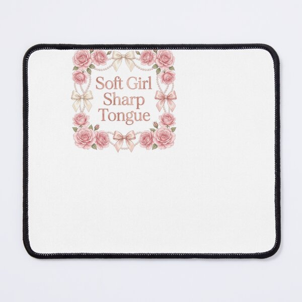 Item preview, Soft Girl Sharp Tongue - Coquette Aesthetic designed and sold by BinAlgoPix.