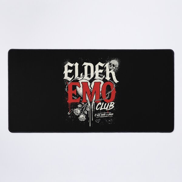 Item preview, Elder Emo Club It Was Never a Phase Nostalgic Gift designed and sold by Say It With Ink.