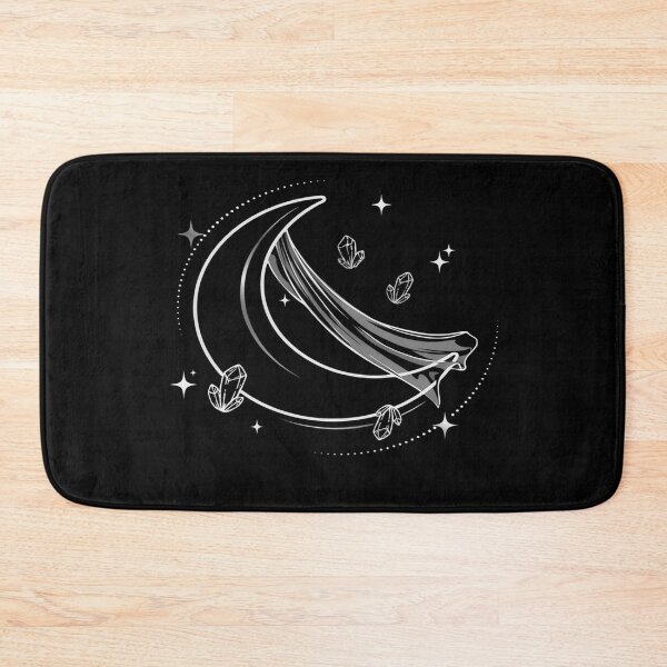 Item preview, Crystal Crescent Moon – Minimalist Celestial Design designed and sold by Midnight Veil Designs.
