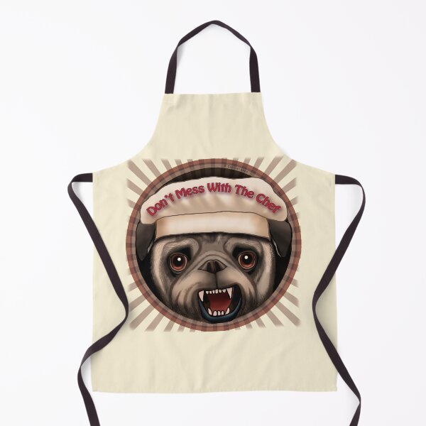 Item preview, Mess With Chef Pug designed and sold by artmuvz.