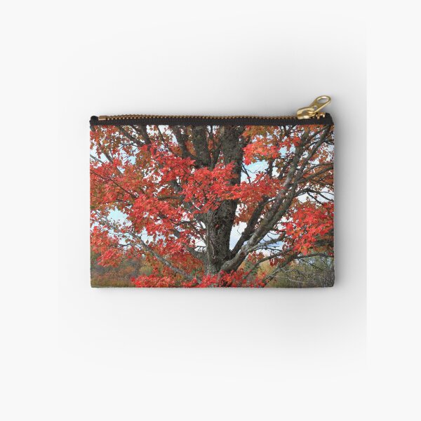 Item preview,  Fall red maple trees in the field designed and sold by naturematters.
