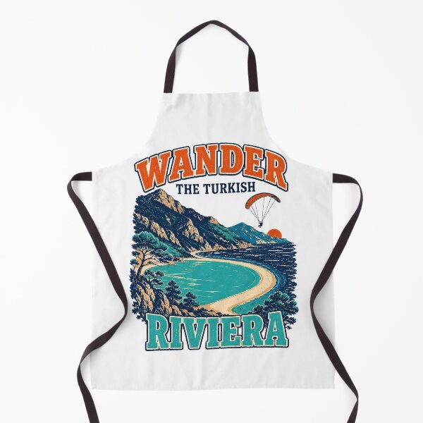 Item preview, Wander the Turkish Riviera Retro T-Shirt | Ölüdeniz Paragliding Turkey Travel Graphic designed and sold by DreamPaw Studio.