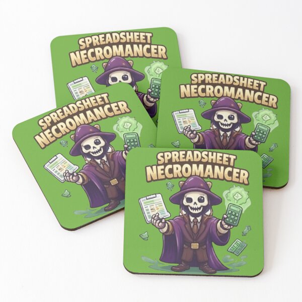Item preview, Funny Spreadsheet Necromancer Accounting Excel Humor designed and sold by Northern Glow Art.