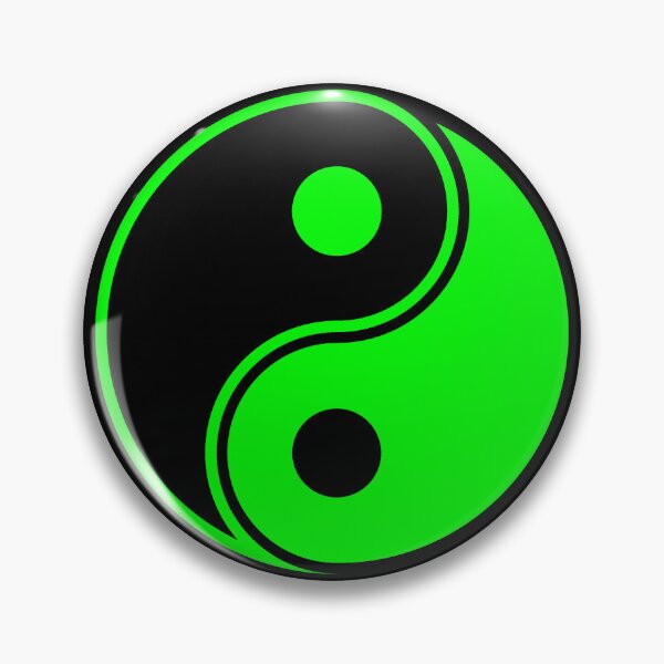 Item preview, Lime Yin Yang Taoism Balance Symbol designed and sold by pattern-archive.
