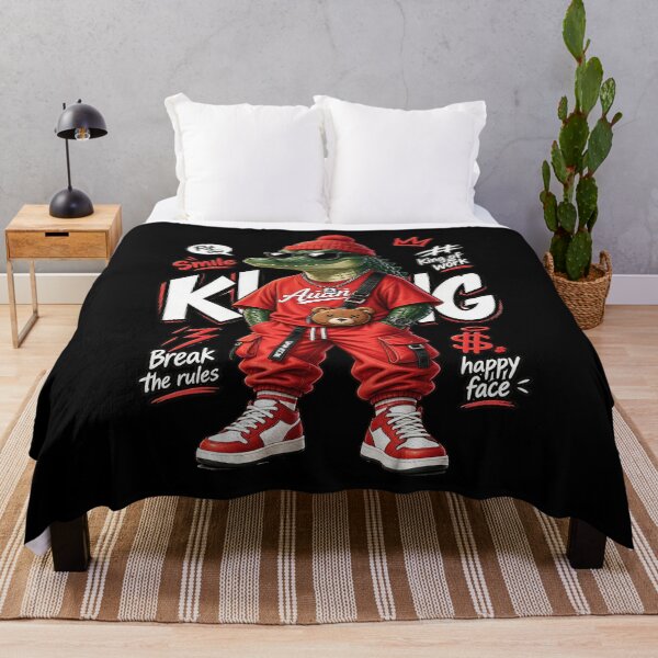 Item preview, Cool Crocodile Streetwear King – Funny Rebellious Croc Character designed and sold by limos.