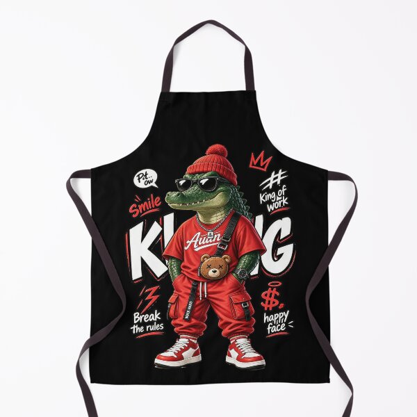 Item preview, Cool Crocodile Streetwear King – Funny Rebellious Croc Character designed and sold by limos.