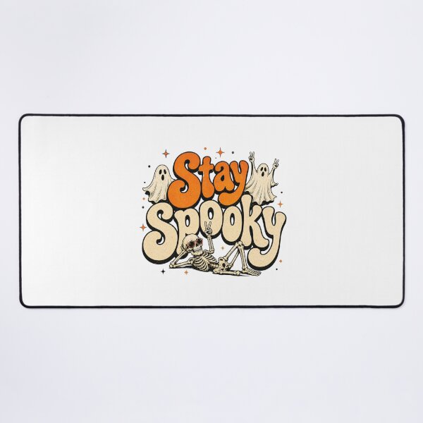 Item preview, Retro Stay Spooky Halloween Skeleton Crew designed and sold by Side Quest Co..