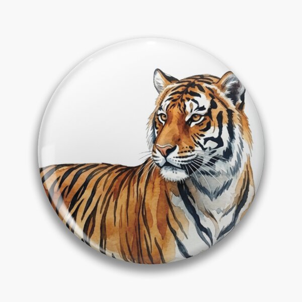 Item preview, water color tiger sticker designed and sold by Stickers void.