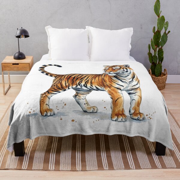 Item preview, water color tiger sticker designed and sold by Stickers void.