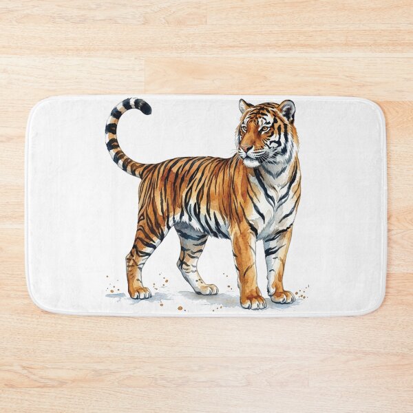 Item preview, water color tiger sticker designed and sold by Stickers void.