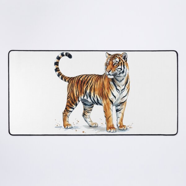 Item preview, water color tiger sticker designed and sold by Stickers void.