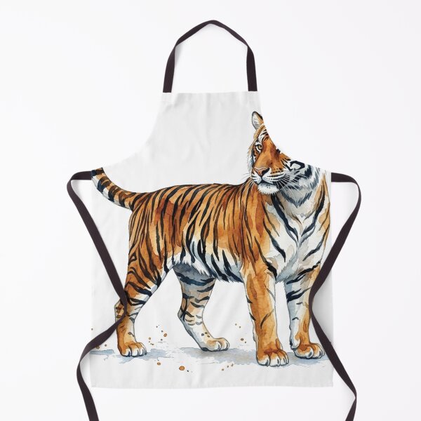 Item preview, water color tiger sticker designed and sold by Stickers void.