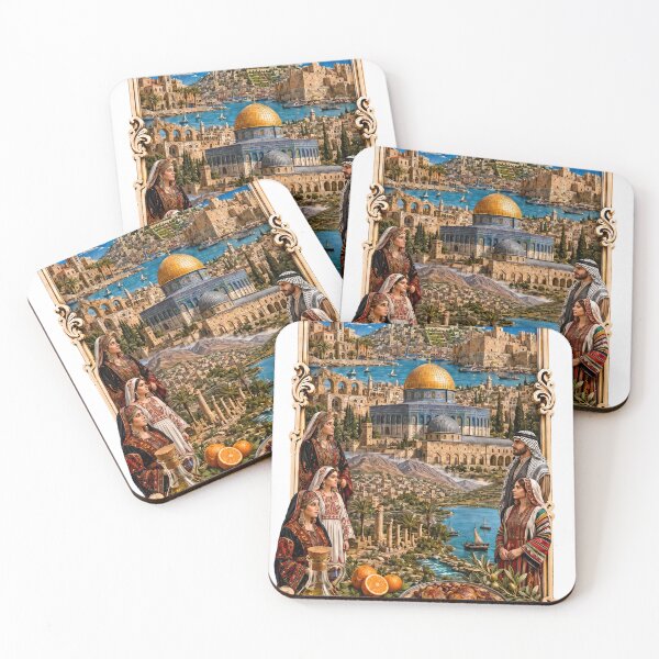 Item preview, Palestine Jerusalem Vintage Travel Poster Art designed and sold by CHC.