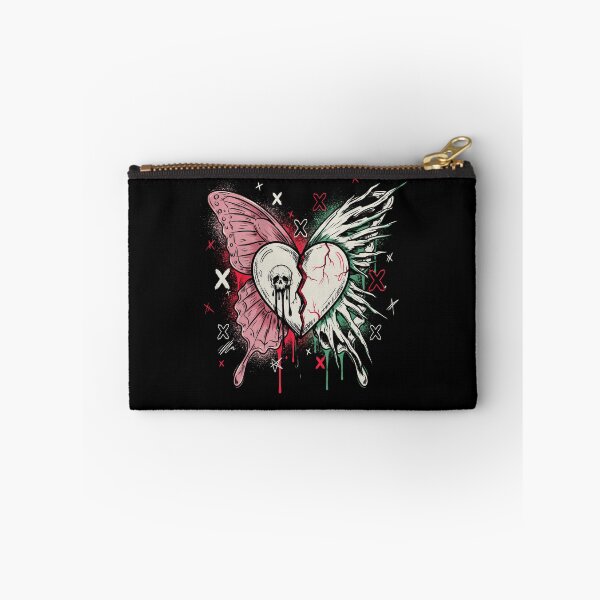 Item preview, Broken Heart Butterfly Emo Gift for Goth Aesthetic Fans designed and sold by Say It With Ink.