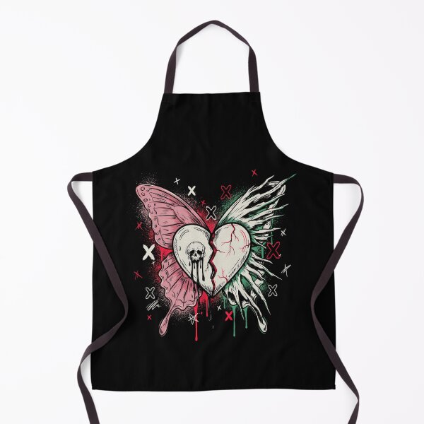 Item preview, Broken Heart Butterfly Emo Gift for Goth Aesthetic Fans designed and sold by Say It With Ink.