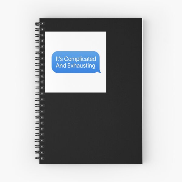 Item preview, It's Complicated And Exhausting - Situationship designed and sold by BinAlgoPix.