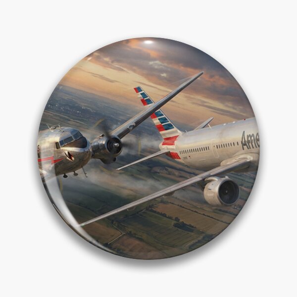 Item preview, American Airlines Then and Now designed and sold by Airpower Art.