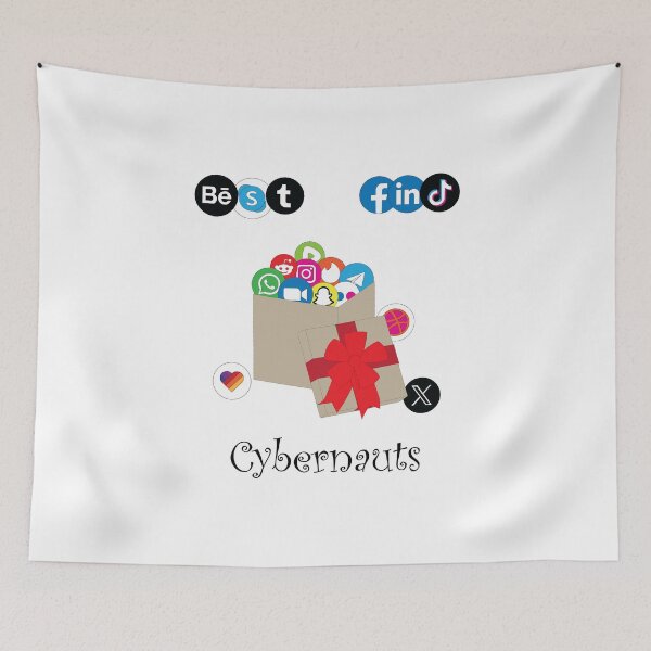 Item preview, Best find, package of social media symbols, cybernauts. designed and sold by Lennylindesigns.