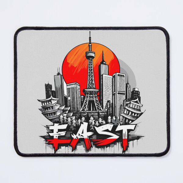 Item preview, East City – Japanese Metropolis Urban Graphic designed and sold by VikArtStudio.