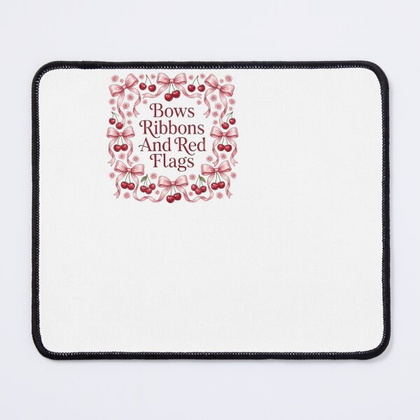 Item preview, Bows Ribbons And Red Flags - Coquette Aesthetic designed and sold by BinAlgoPix.
