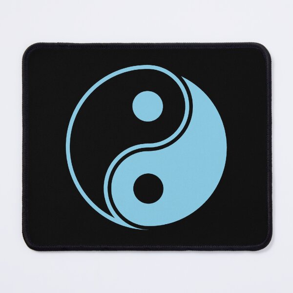 Item preview, Sky Blue Yin Yang Taoism Balance Symbol designed and sold by pattern-archive.
