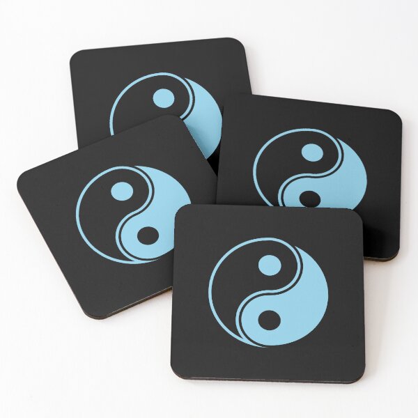 Item preview, Sky Blue Yin Yang Taoism Balance Symbol designed and sold by pattern-archive.