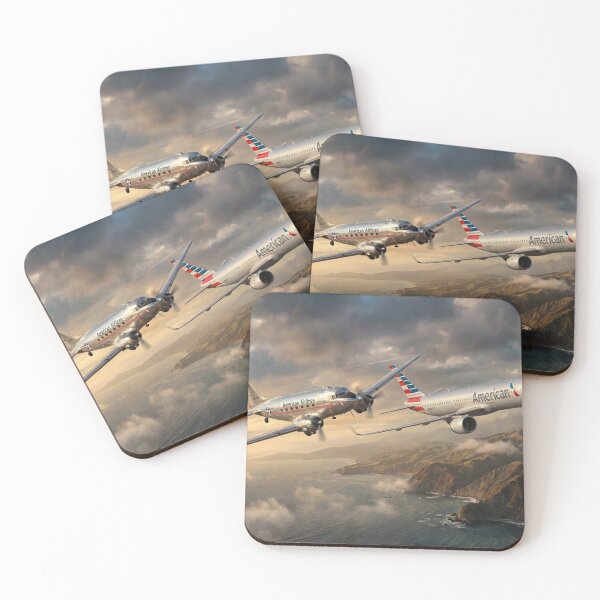 Item preview, American Airlines Mountain Flypast designed and sold by Airpower Art.