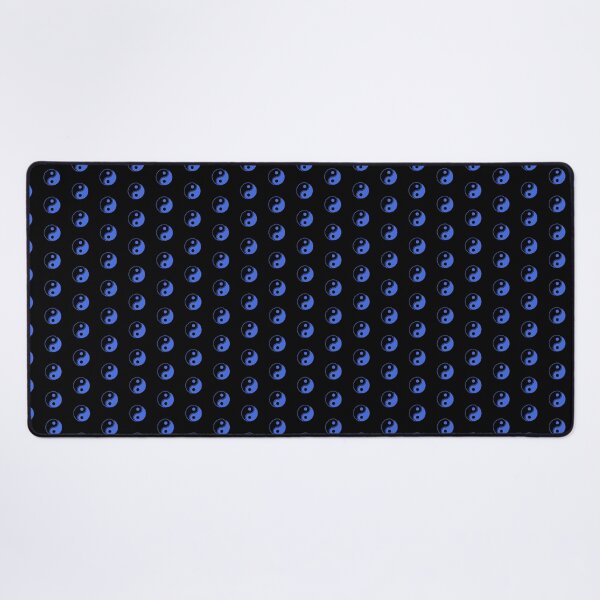 Item preview, Royal Blue Yin Yang Taoism Balance Symbol designed and sold by pattern-archive.