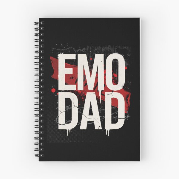 Aperçu de l'œuvre Cadeau pour papa emo pour la fête des pères et parents emo créée et vendue par Say It With Ink.