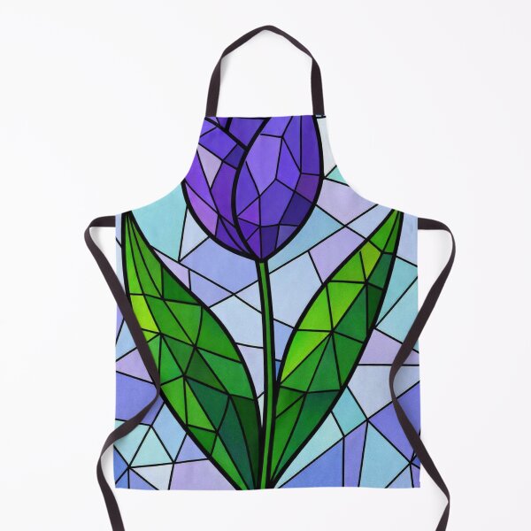 Item preview, Geometric Purple Tulip designed and sold by hepopatterns.