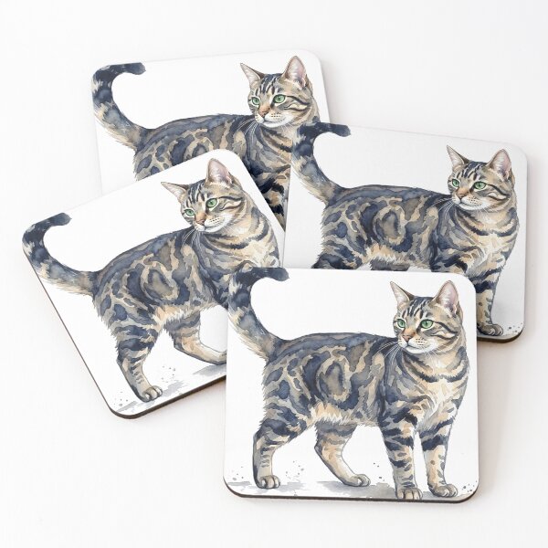 Item preview, water color cat sticker designed and sold by Stickers void.