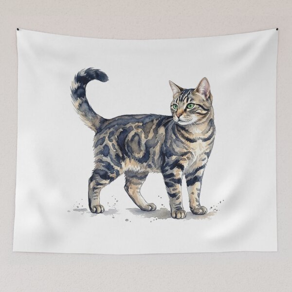 Item preview, water color cat sticker designed and sold by Stickers void.