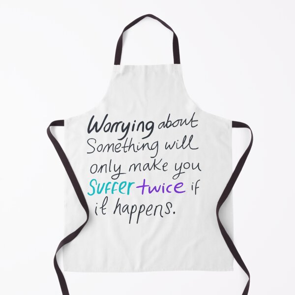 Item preview, Worrying Makes You Suffer Twice Inspirational Quote designed and sold by Fatma Creates.