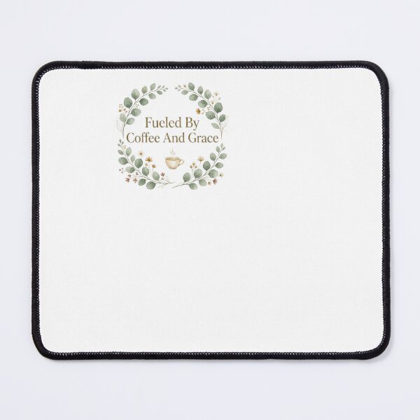 Item preview, Fueled By Coffee And Grace - Christian Mom designed and sold by BinAlgoPix.