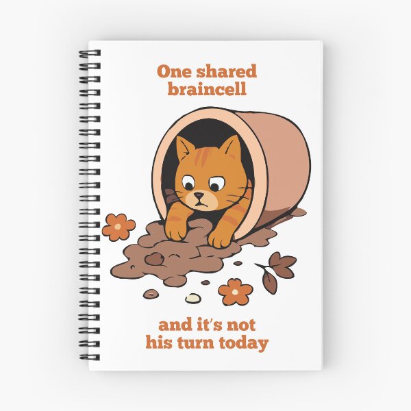 Item preview, Brainless Tabby: Orange Cat Disaster designed and sold by RedStreamStudio.