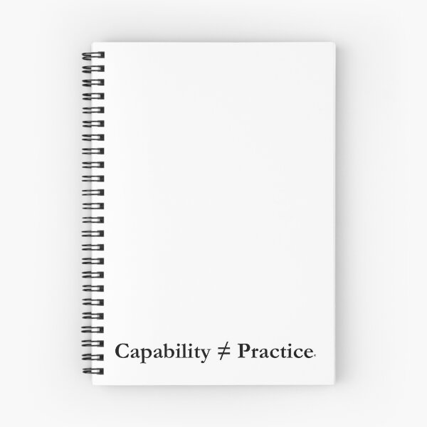 Item preview, capability ≠ practice.  designed and sold by agnumasalis.