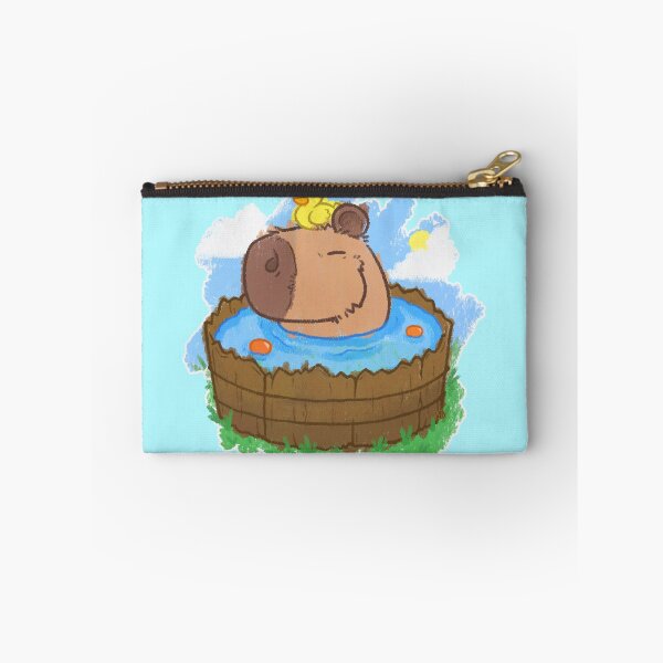 Item preview, Capybara taking a bath designed and sold by Vampirebunnystu.